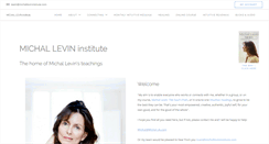 Desktop Screenshot of michallevininstitute.com